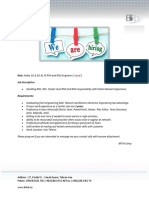 Role Nokia 2G & 3G &LTE RNP and RNO Engineers (Job Description