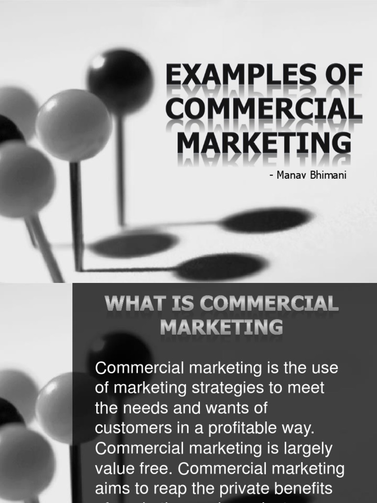 Understanding Commercial Marketing | PDF
