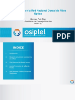 Banda Ancha y La Red Nacional Dorsal de Fibra Optica