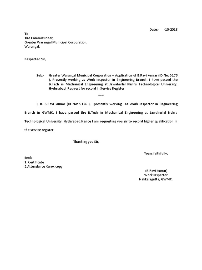 Designation Change Request Letters | PDF | Academia | Science