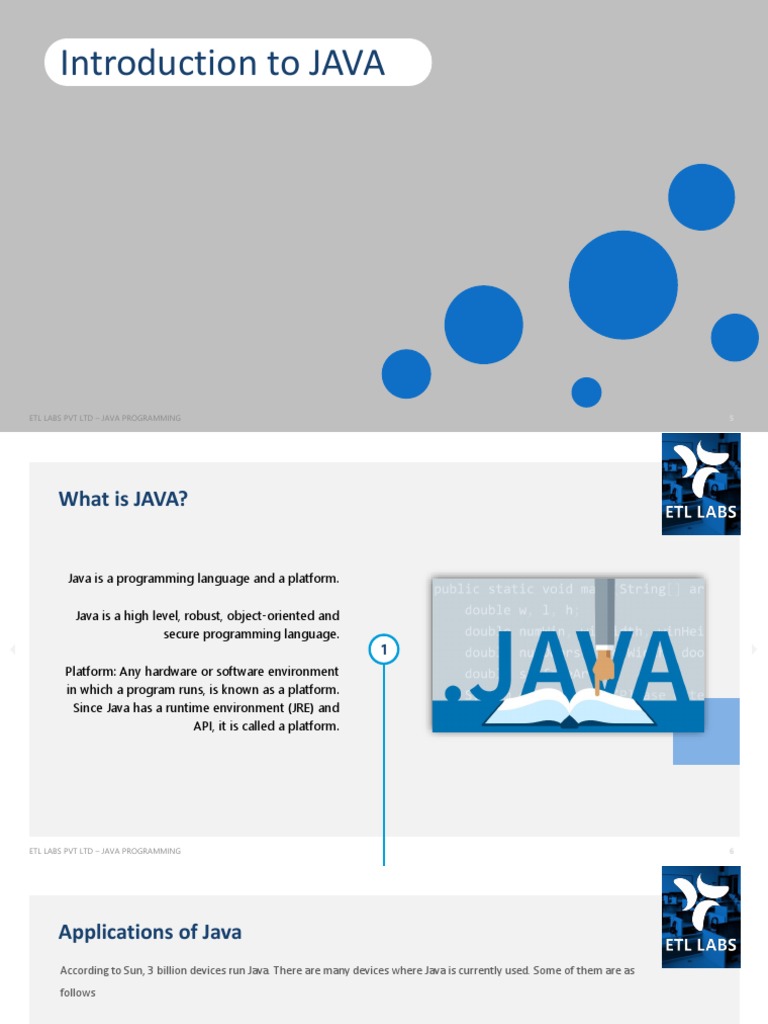 Introduction To Java | PDF