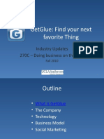 Getglue: Find Your Next Favorite Thing: Industry Updates 270C - Doing Business On The Web