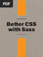 Better CSS With Sass: A Pocket Guide