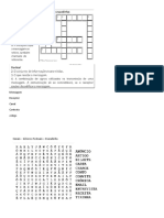 Elementos Comunicação Cruzadinha+caça palavras gêneros textuais