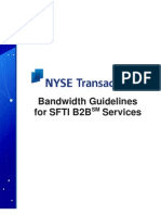 Sfti TT Bandwidth Guideline b2b