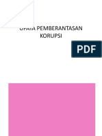 Temu (9) Upaya Pemberantasan Korupsi