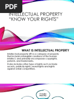 Intellectual Property "Know Your Rights"