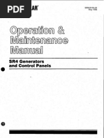 SR4 Generator and Control Panels - Operation and Maintenance Manual PDF