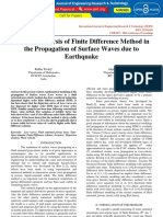 Stability Analysis of Finite Difference Method in The Propagation of Surface Waves Due To Earthquake IJERTCONV4IS02023 PDF