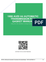 ID7086b5497-1996 Audi A4 Automatic Transmission Pan Gasket Manual