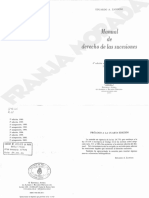 Manual de Derecho de Las Sucesiones. Zannoni PDF