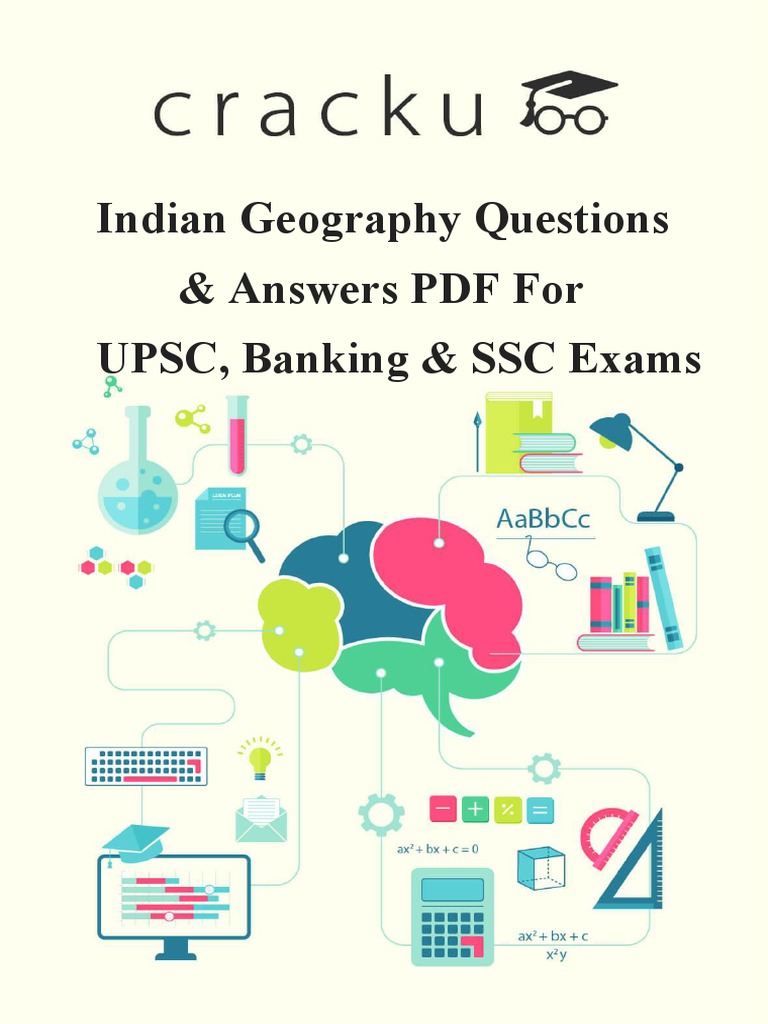 Indian Geography Questions & Answers PDF For UPSC, Banking & SSC Exams PDF Earth Sciences