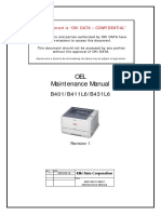 OEL Maintenance Manual: B401/B411L6/B431L6