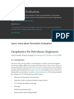 Formation Evaluation: Geophysics For Petroleum Engineers