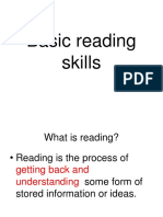 Basic Reading Skills