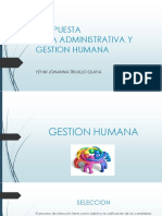 Propuesta Gestion Humana y Administracion