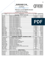 Lista de Precios FDM (Toyota) 22-02-2019