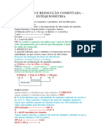 Lista de Estequiometria Quimica