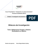 Bitácora de Investigación