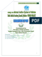 Report Informal Justice System in Pakistan PDF