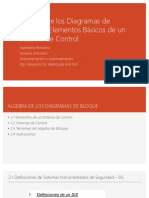 Algebra de Los Diagramas de Bloque y Elementos Básicos de Un Sistema de Control