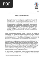 Seismic Hazard Assessment - Practical Considerations: Richard D SHARPE and Robert D JURY