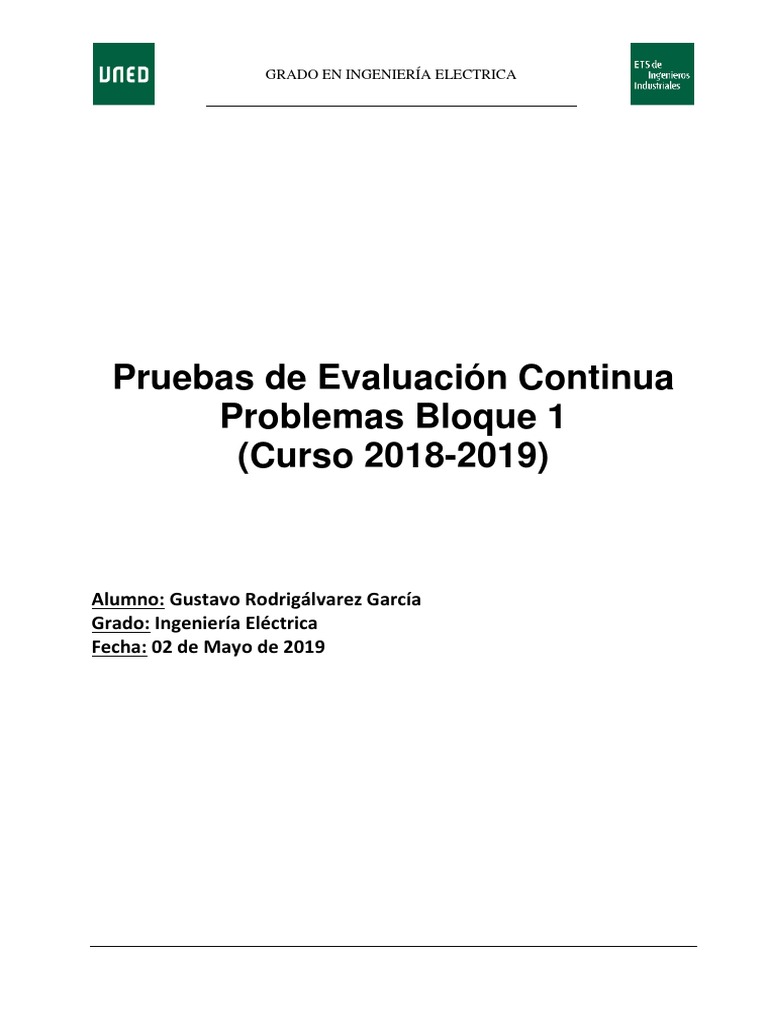01.pec Bloque 1 | PDF | La energía nuclear | Combustible nuclear