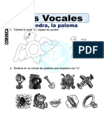 Ficha de Las Vocales Para Primaria