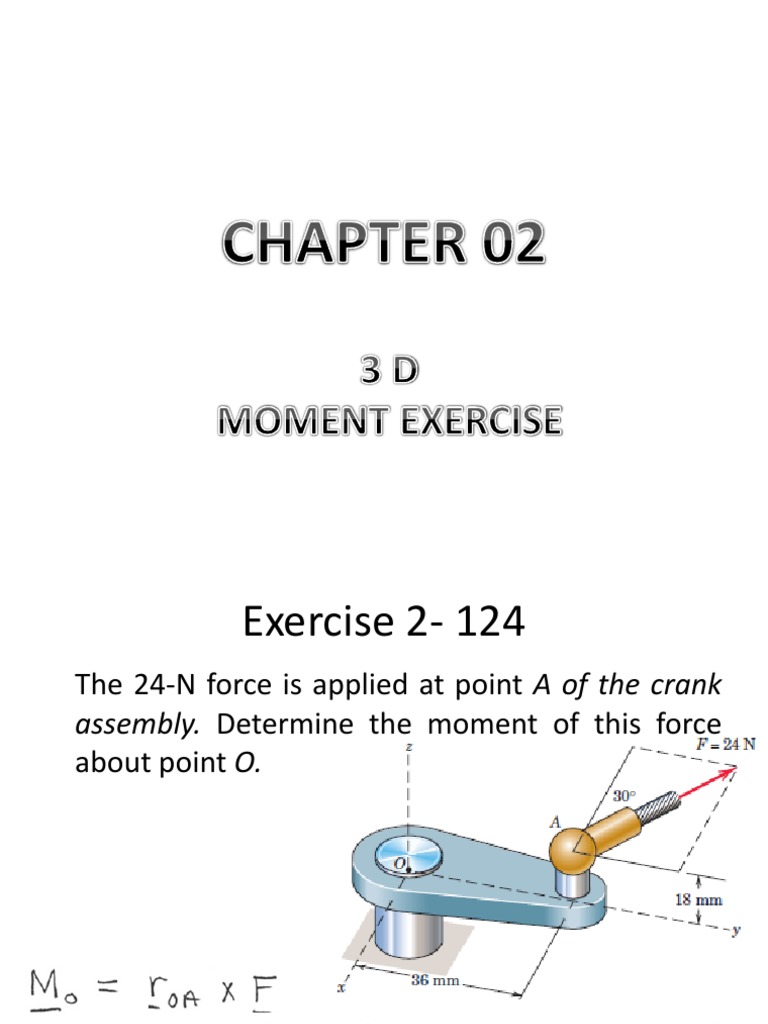 Calculate Moments of Forces About Axes | PDF