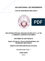 Molino de Bolas 9x8 Retamas Recuperacion PDF