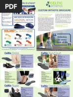 Celctic Custom Orthotic Brochure