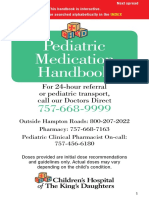 Paediatric Medication Handbook
