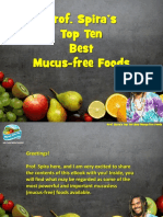 Prof. Spira's Top Ten Best Mucus-Free Foods