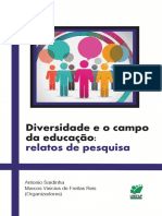 Diversidade e o campo da educação - relatos de pesquisa 