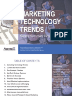 Ascend2 Marketing Technology Trends Report 181101