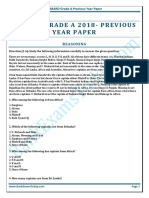 NABARD Grade A 2018 Previous Year Paper 1