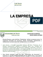 Definición de empresa según autores