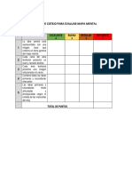 Lista de Cotejo para Evaluar Mapa Mental