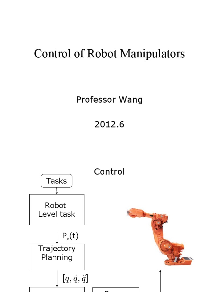 Robot Manipulator Control Techniques | PDF | Control Theory | Electric ...