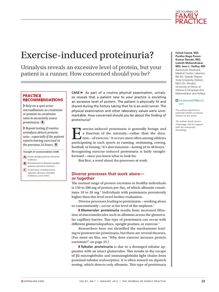 Decoding Proteinuria A Simple Explanation - 80dph2f
