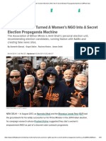 How Modi, Shah Turned A Women's NGO Into A Secret Election Propaganda Machine - HuffPost India
