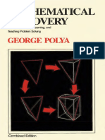 George Polya Mathematical Discovery PDF