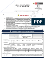 Cedula 11 Censo Educativo LOCAL 2019 PDF