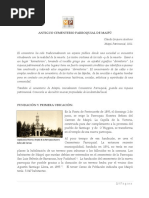 CEMENTERIO PARROQUIAL DE MAIPU