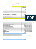 Bank Reconciliation Statement Analysis