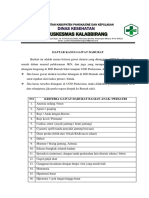 7.6.2 Daftar Kasus - Kasus Gawat Darurat