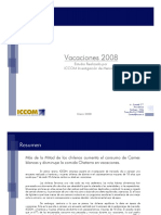 Estudio Vacaciones ICCOM 2008res PDF