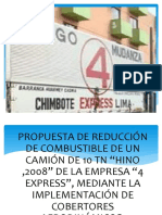 Reducción de combustible de camión de 10 tn mediante cobertores aerodinámicos