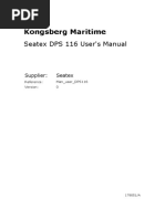 DPS116 - Kongsberg Maritime Seatex DPS 116 User's Manual