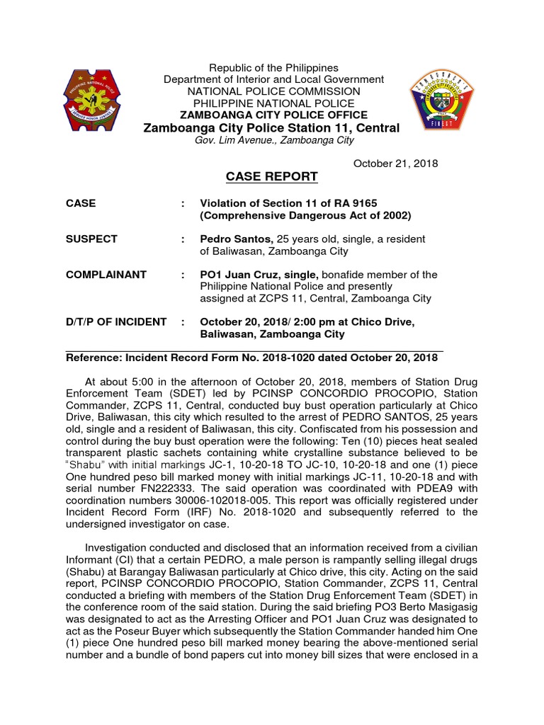 case-report-ra-9165-pdf-justice-crime-violence
